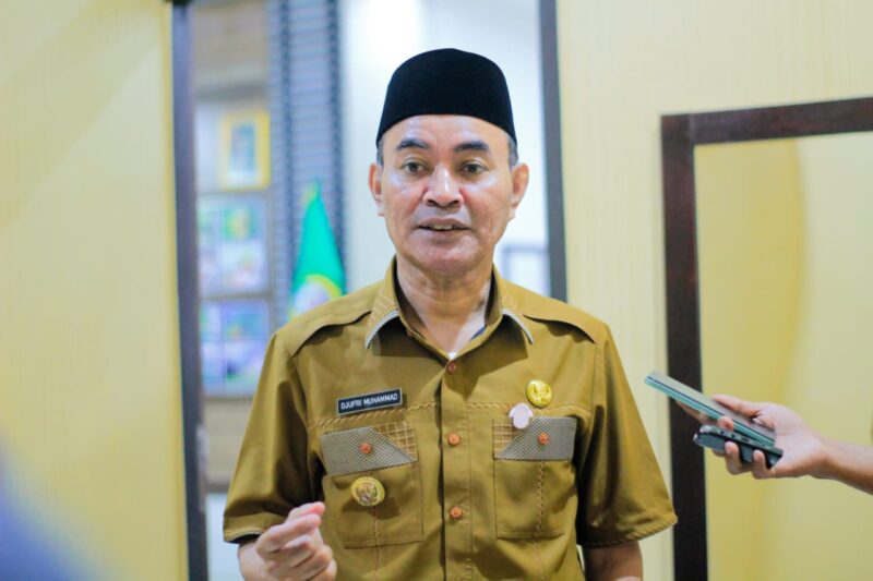 Wakil Bupati Djufri Muhamad. (Yadi)