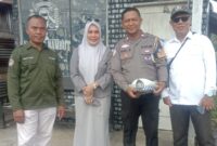 Tim Gabungan Samsat Halmahera Barat Usai melakukan operasi keselamatan 2025.