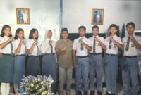 Paskibraka Halmahera Barat yang dikirim ke Provinsi. 