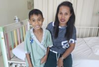 Salah satu pasien yang menjalani pemeriksaan di RSUD Jakarta.